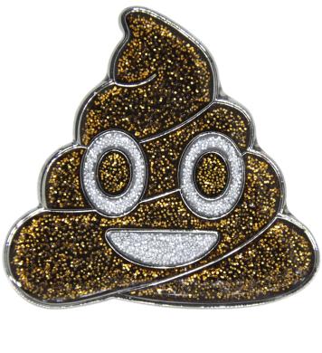 Emoji® Glitzy Ballmarker Oh Shit