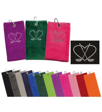 cbfmoda Golftuch Herz mit Schlägern