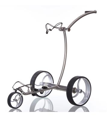 trendGOLF. Streaker Edelstahl Elektrotrolley