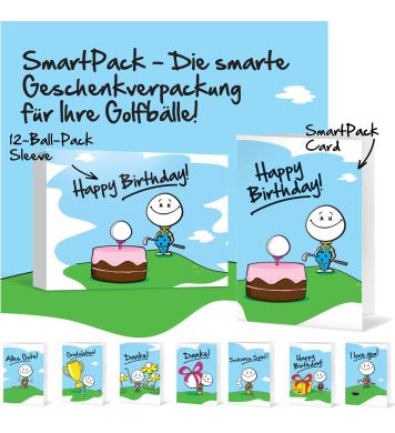 Geschenkverpackung für 12er Pack Golfbälle