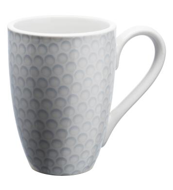 Kaffeebecher mit Dimples-Golfmotiv