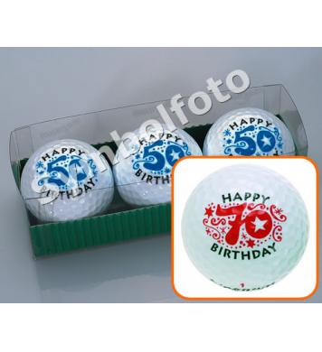 Golfball-Set Geburtstag - 70 Jahre