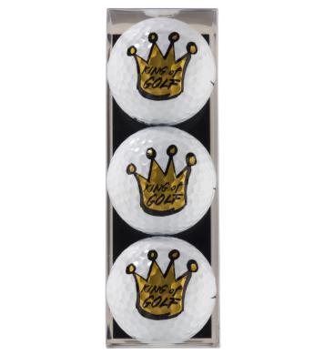 Golfball-Set King of Golf
